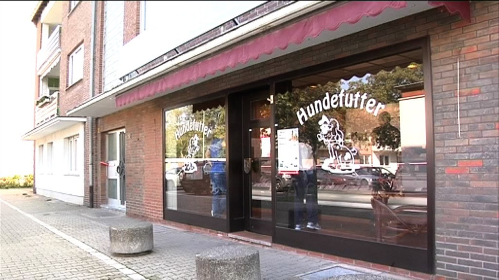 Außenansicht der Hundefutter-Metzgerei Meiritz