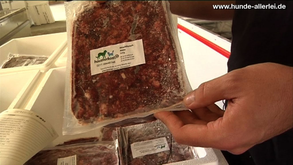 Tiefgekühltes BARF-Futter mit Chargennummer