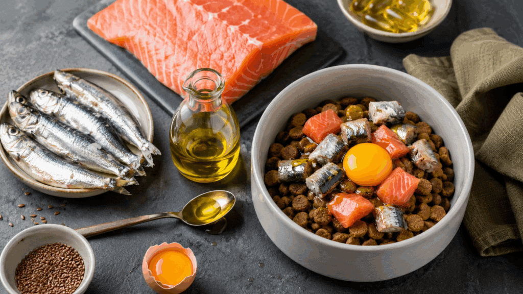 Natürliche Fettquellen für die Ernährung von Hunden
